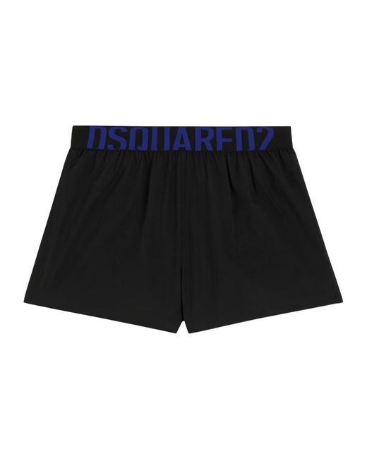 DSquared² Black Beachwear for men