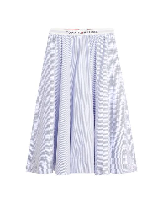Tommy Hilfiger Blue Midi Skirts