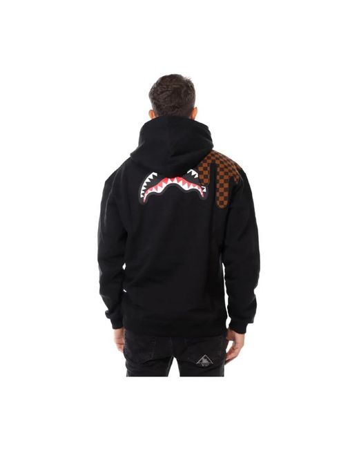 Sprayground Black Hoodies for men