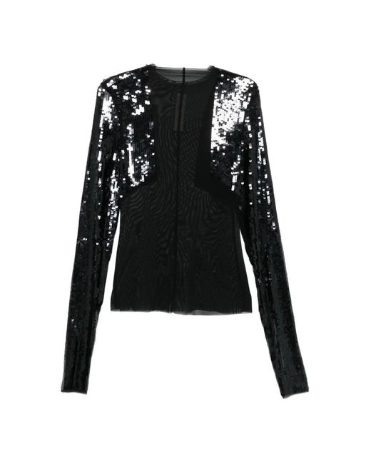Rick Owens Black Blouses