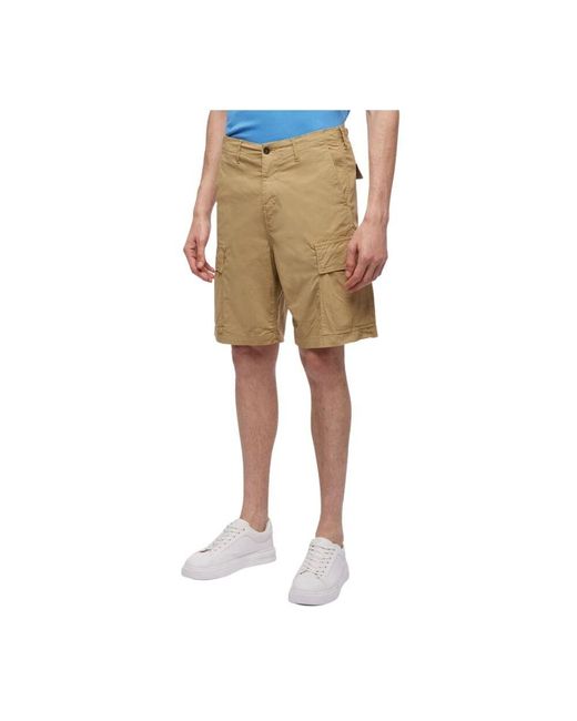 Brooks Brothers Khaki stretch baumwoll-cargoshorts,navy stretch baumwoll-cargoshorts,militärische stretch-baumwoll-cargoshorts in Natural für Herren