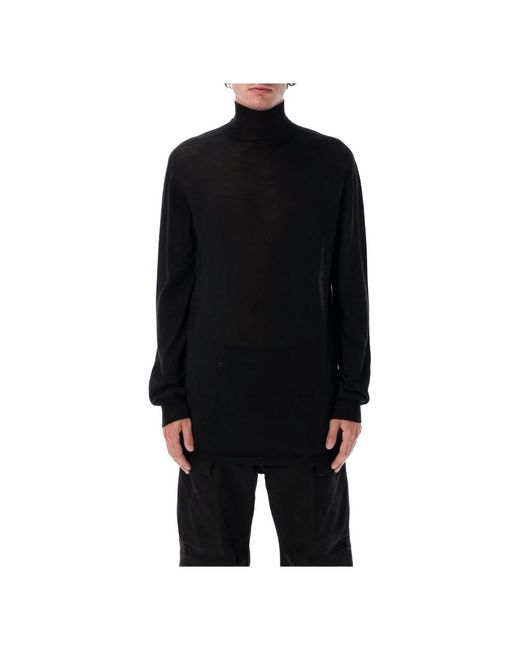 Rick Owens Black Turtlenecks for men