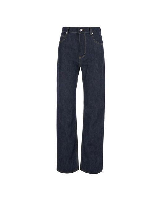 Bottega Veneta Blue Straight Fit Jeans