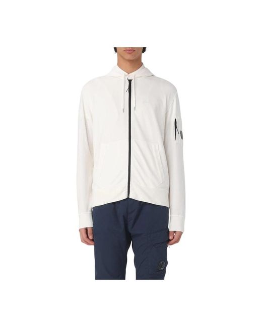 Zip-Throughs di C P Company in White da Uomo