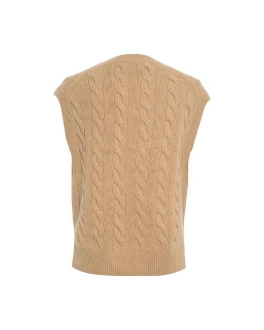 Polo Ralph Lauren Natural V-Neck Knitwear