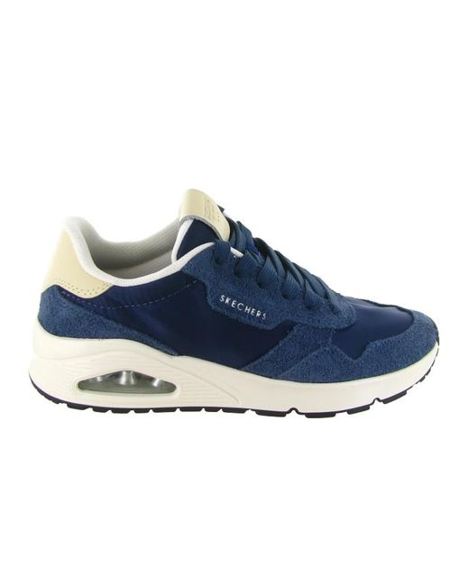 Skechers Vintage Uno Schoenen in het Blue voor heren