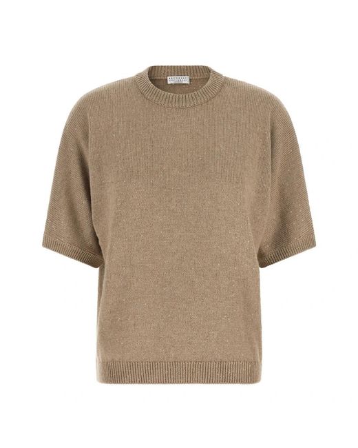 Brunello Cucinelli Natural Cashmere Knitwear