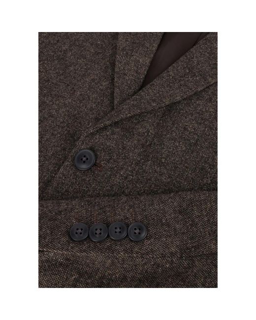 SELECTED Jassen ,Bruin ,Polyester Slhslim-Reed Wool Blz in het Black voor heren