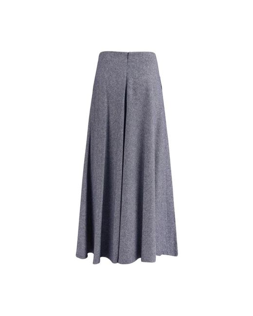Sara Roka Gray Midi Skirts