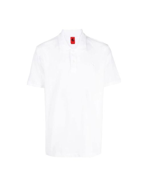 Ferrari Polo Shirts in het White voor heren
