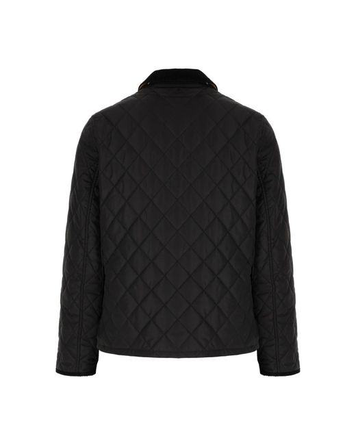 Burberry Jassen ,Zwart ,Nylon Stijlvolle Jassen Voor Mannen in het Black