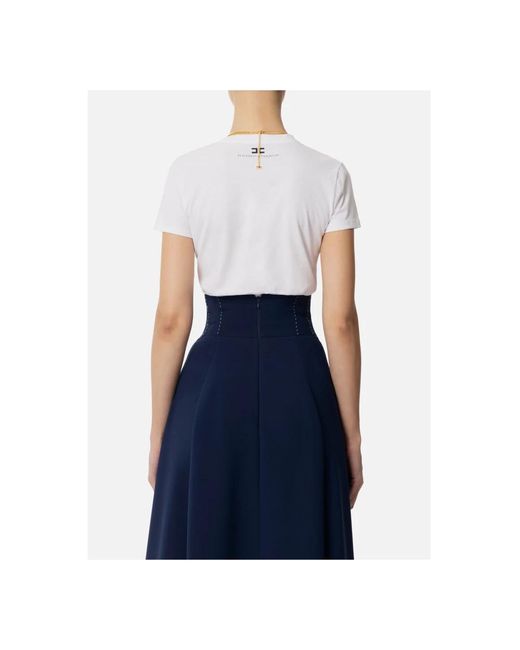 T-Shirts Elisabetta Franchi de color Blue