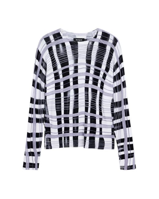 Desigual Black Round-Neck Knitwear