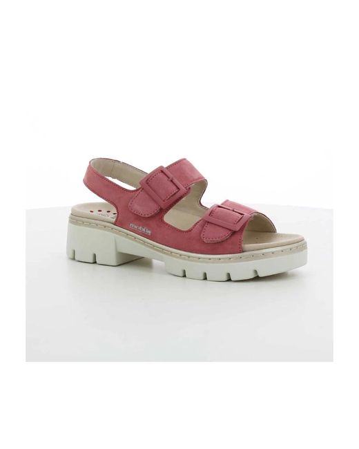 Flat Sandals Mobils en coloris Pink