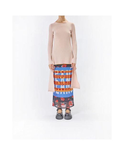 Moschino Pink Round-Neck Knitwear