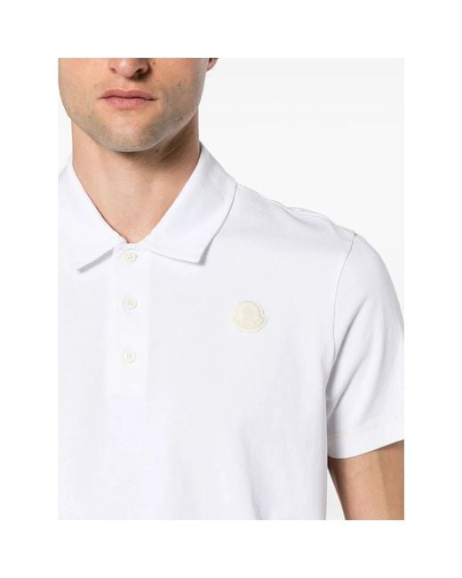Tops > polo shirts Moncler pour homme en coloris White