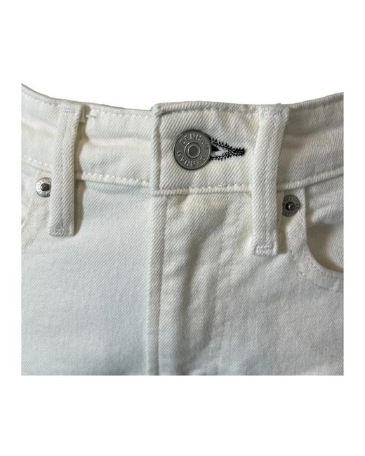 Denham Slim fit weiße jeans stretch in Gray für Herren