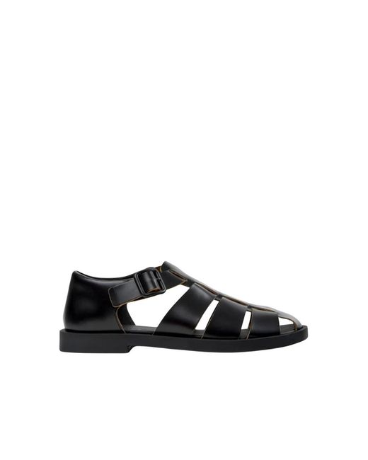 Camper Schoenen ,Zwart ,Zwarte Visser Sandalen Casual Stijl in het Black voor heren