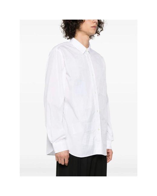 Junya Watanabe Patchwork design weißes hemd in White für Herren