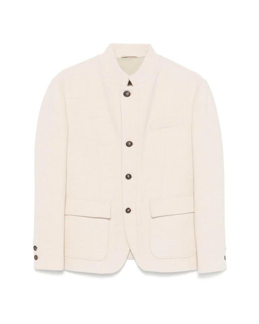 Eleventy White Light Jackets for men