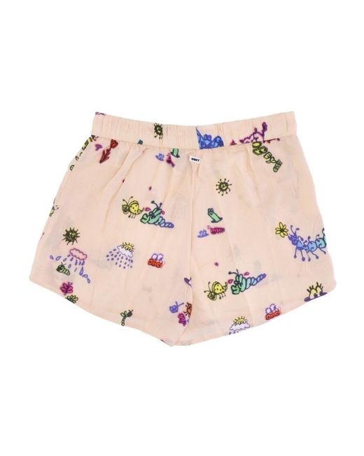 Obey Pink Short Shorts