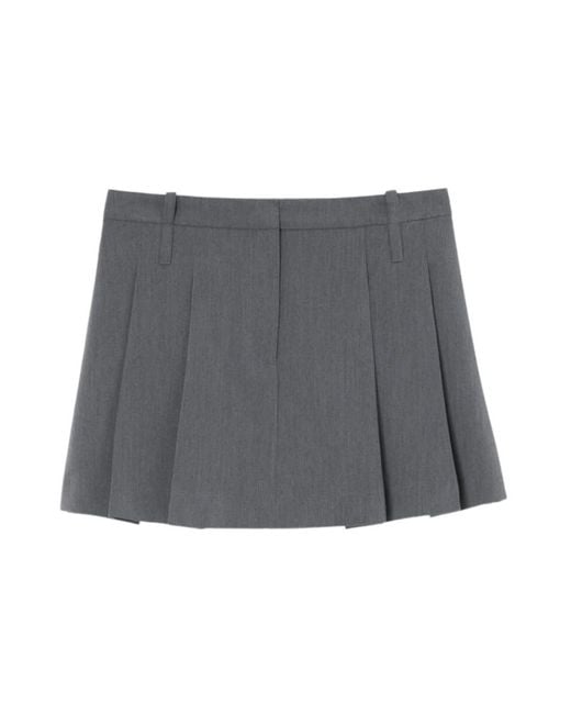 Pinko Gray Short Skirts