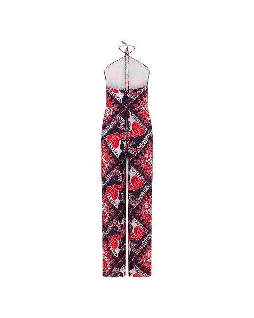 Valentino Garavani Red Jumpsuits