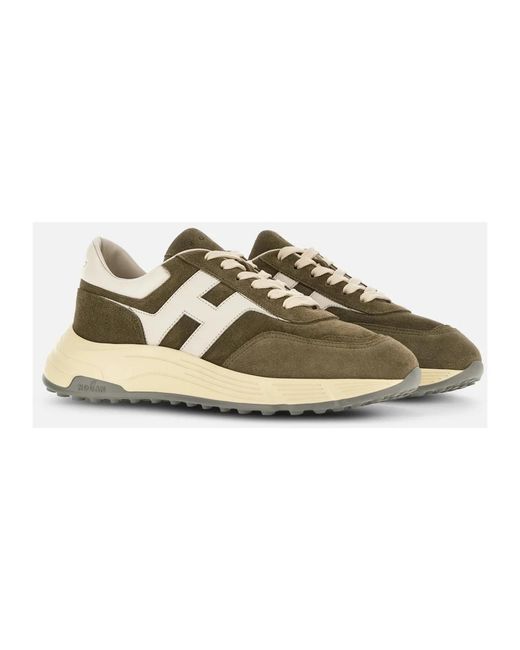 Hogan Hyperlight Leder-Sneakers in Natural für Herren