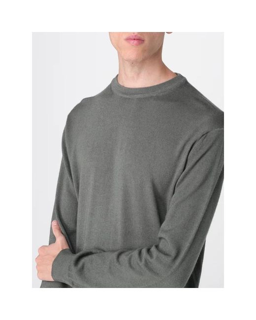 Paul & Shark Gray Round-Neck Knitwear for men