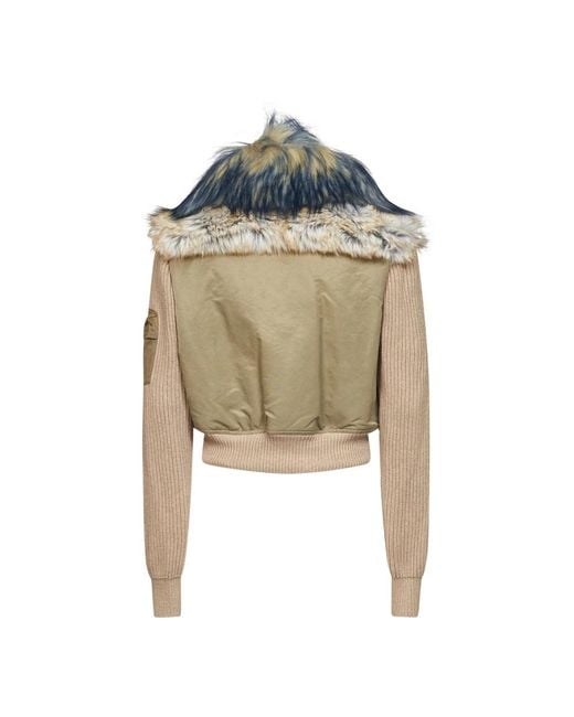 DIESEL Green Bomber Jackets
