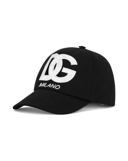Dolce & Gabbana Black Caps for men