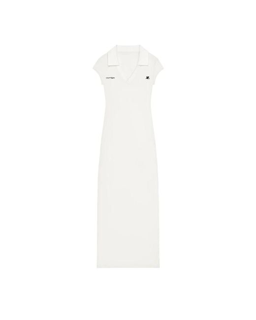 Courreges White Maxi Dresses