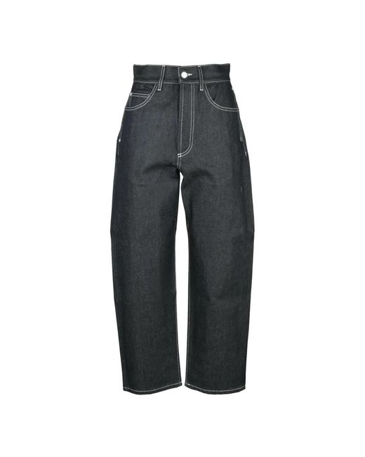 Sunnei Gray Loose Fit Jeans