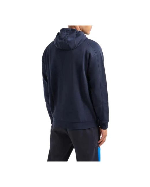 Hoodies EA7 de hombre de color Blue