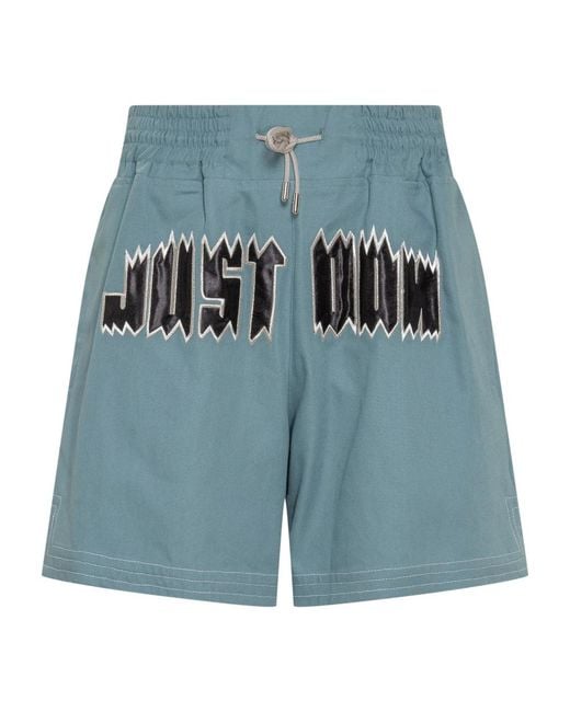 Just Don Blue Casual Shorts for men