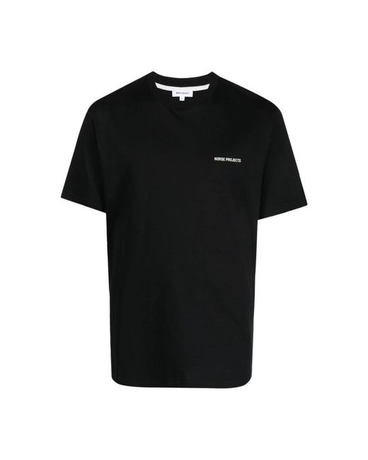 Norse Projects Black T-Shirts for men