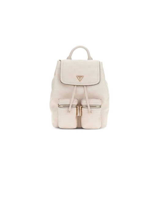 Guess White Backpacks