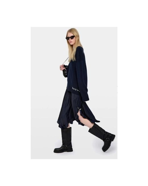 Zadig & Voltaire Blue Midi Skirts