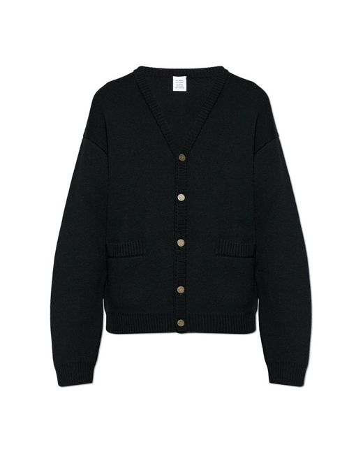 Vetements Truien & Vesten ,Zwart ,Wol Wollen Vest in het Black voor heren