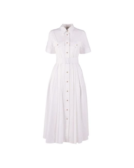 Fay White Shirt Dresses