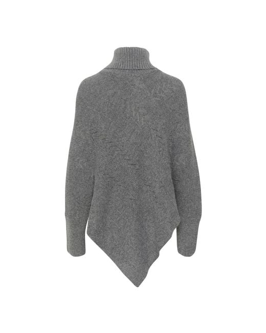 Turtlenecks Cream en coloris Gray