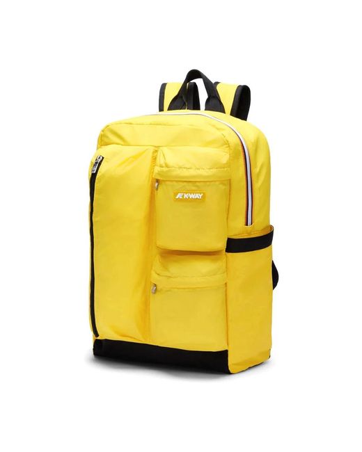 K-Way Yellow Backpacks for men