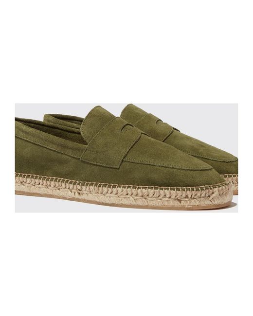 Scarosso Green Espadrilles for men