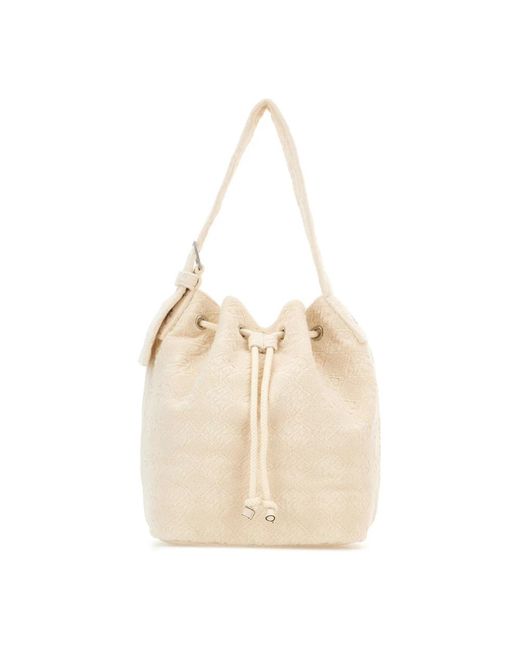 Tory Burch Natural Bucket Bags
