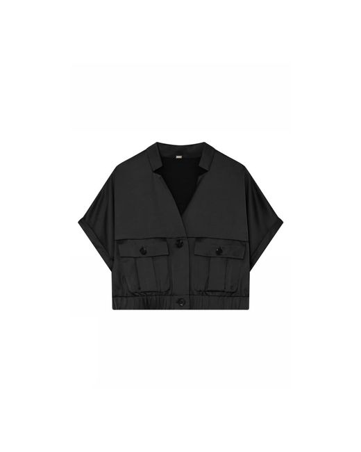 GUSTAV Utility-Geïnspireerde Jas Blazer Zwart in het Black