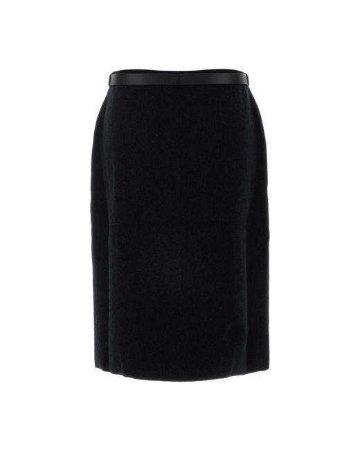 Ferragamo Black Midi Skirts