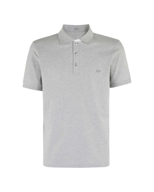 Fay Gray Polo Shirts for men