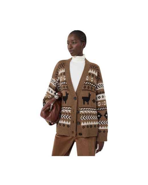 Cardigans Max Mara en coloris Brown