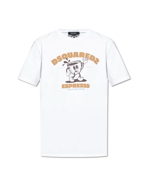 DSquared² White T-Shirts for men
