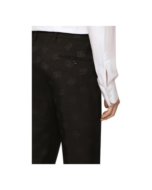 Trousers > chinos Dolce & Gabbana pour homme en coloris Black